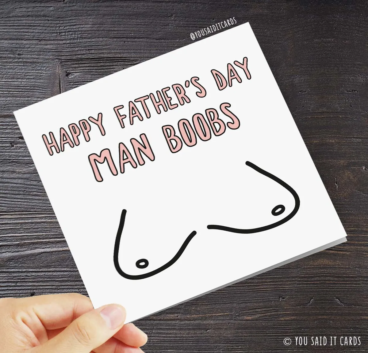 happy fathers day boobs