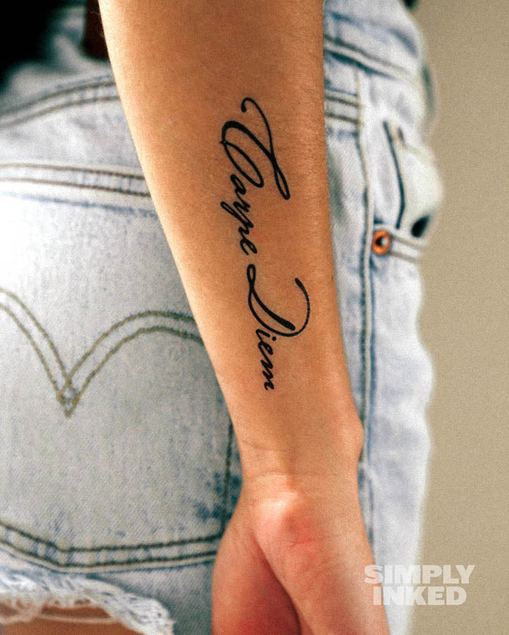 antonio yovillez share carpe diem tattoo female photos