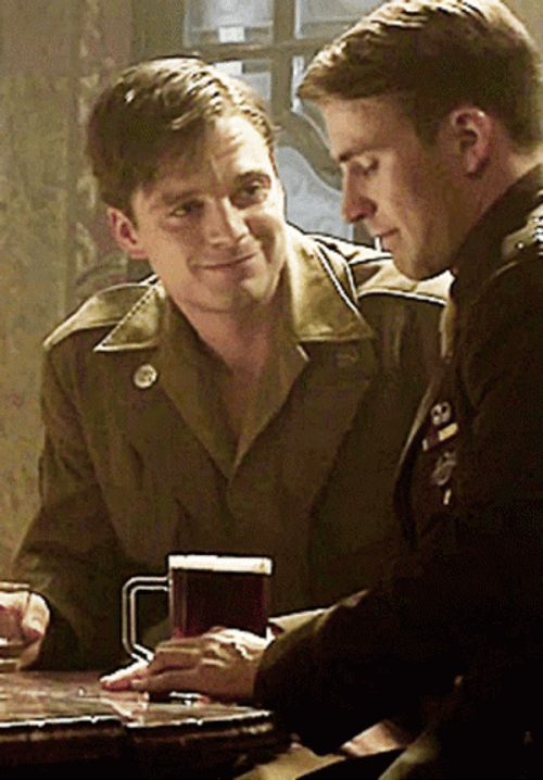 Best of Steve and bucky gif