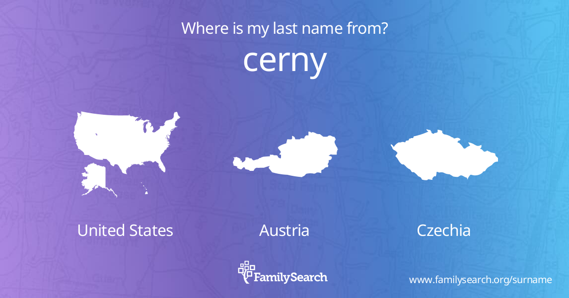 april tabor recommends Cerny Last Name Origin