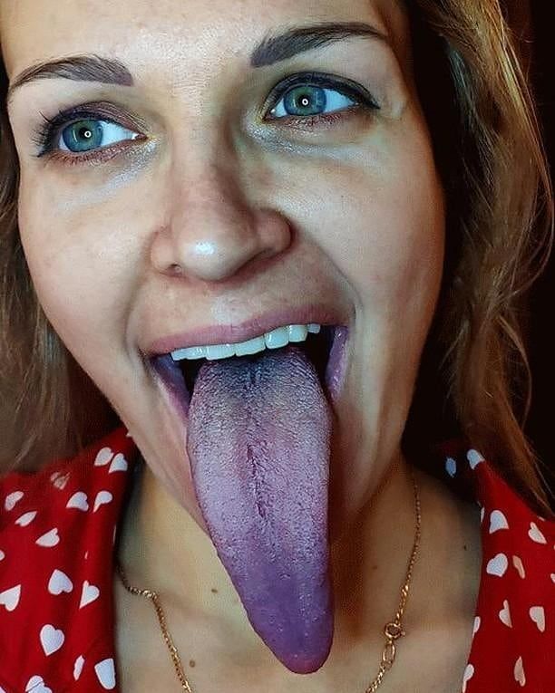 Best of Girl with long tongue pics