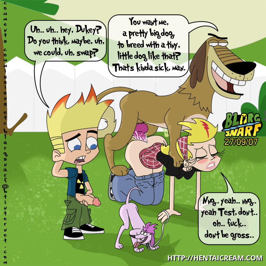 david shinaver recommends johnny test sex pic