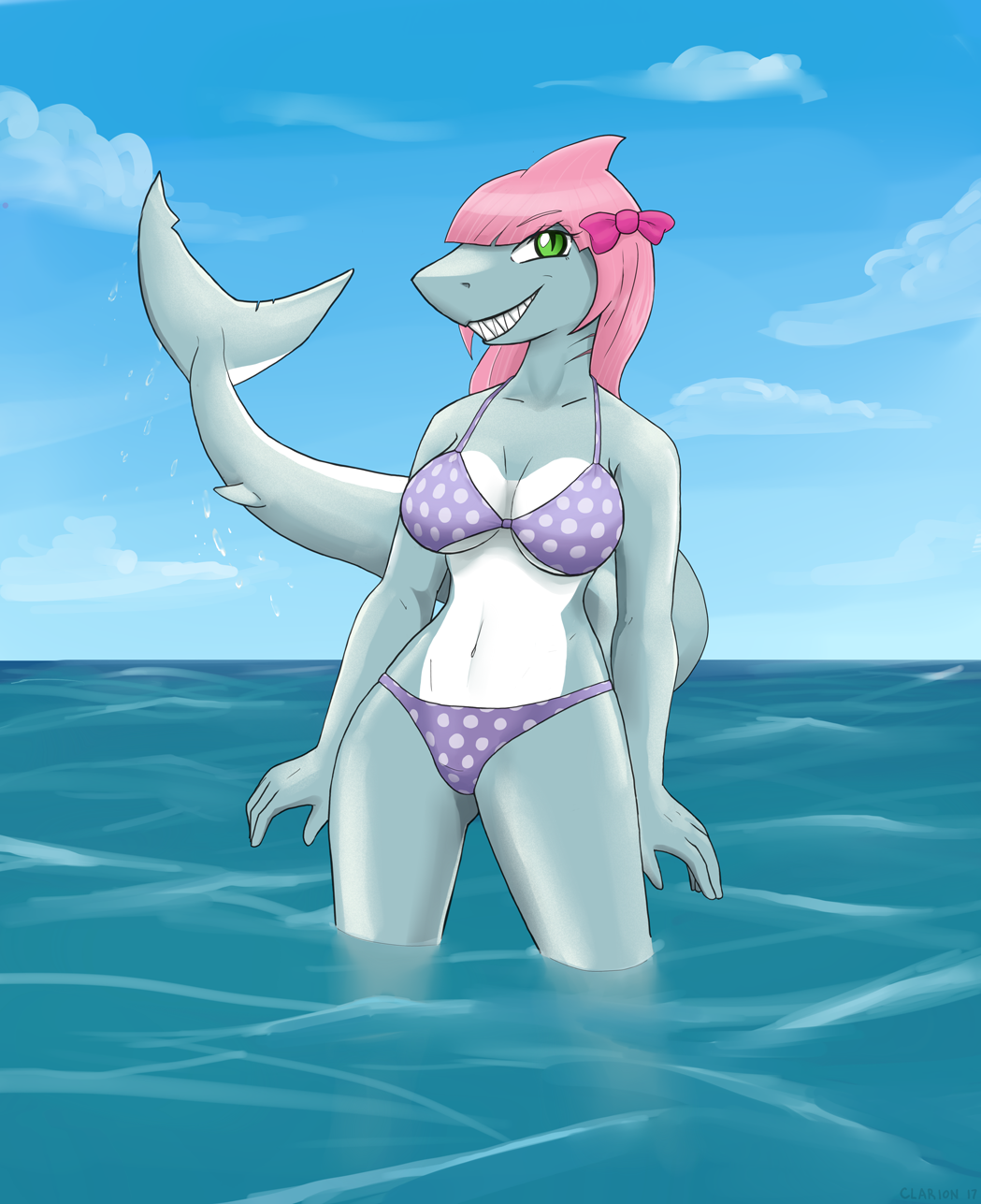 bridget gibson recommends shark dating simulator boobs pic