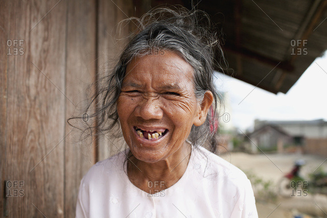 anthony izquierdo add old lady with no teeth photo