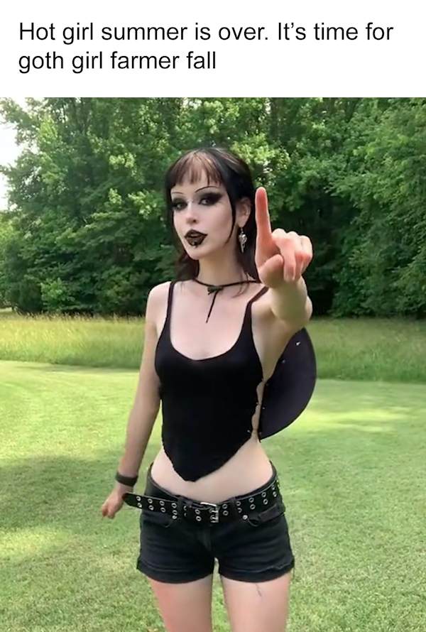 coleen davidson recommends goth girl meme pic