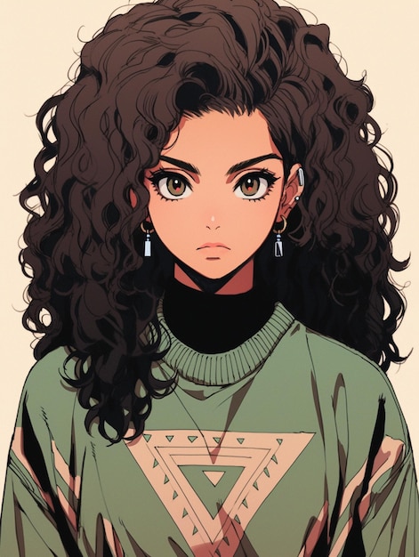 andrew vialpando recommends Curly Hair In Anime