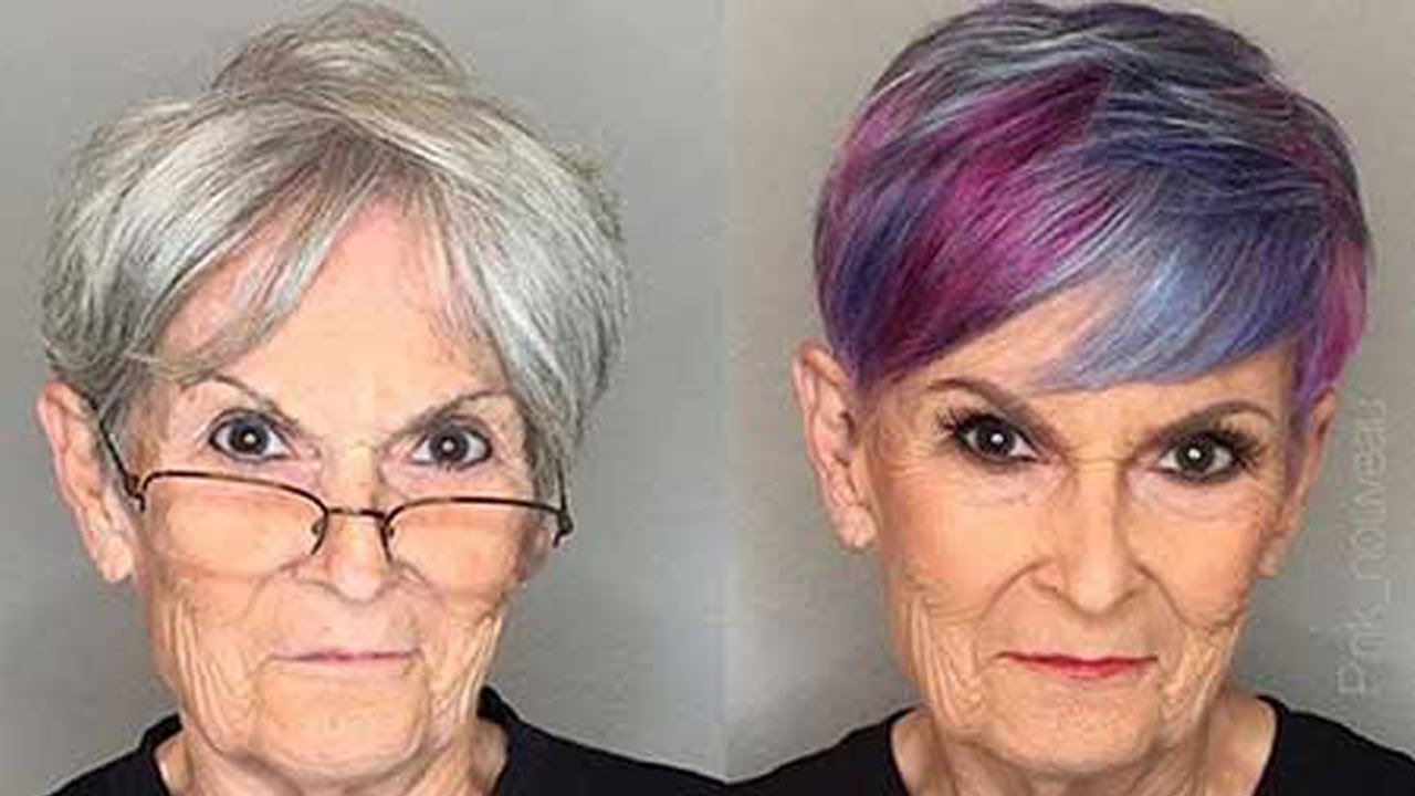 chelsey novak add older woman with purple hair photo