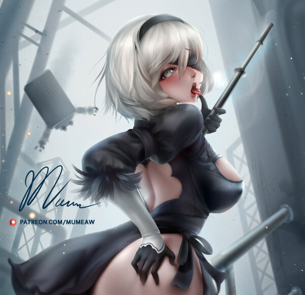 anam usman recommends nier automata 2b sexy wallpaper pic