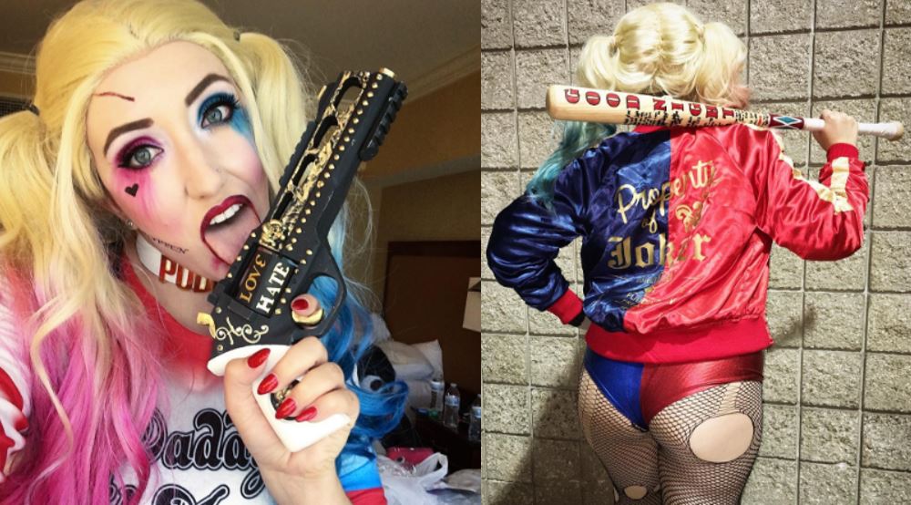 andrew gavriel recommends harley quinn cosplay strip pic