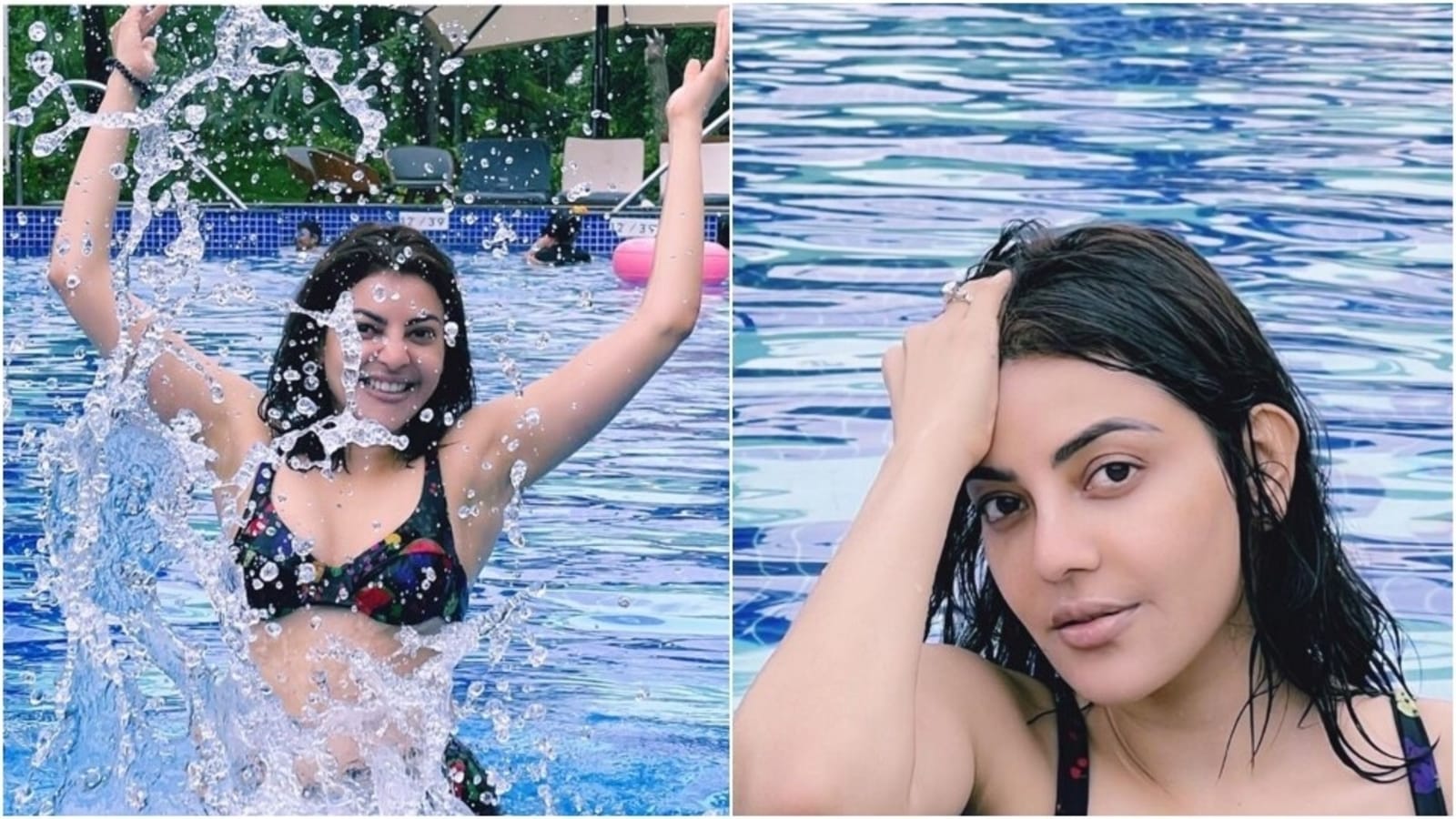 danial fisher add kajal in bikini images photo