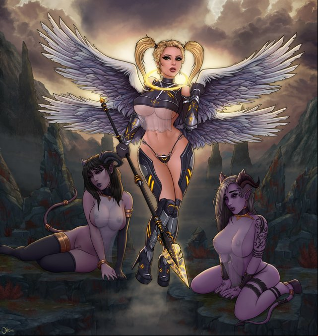 angel demon hentai