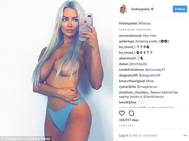 dottie troutman recommends lindsey pelas boobs real pic