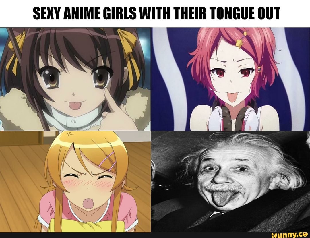 anurag jagota recommends anime girl sticking tongue out meme pic
