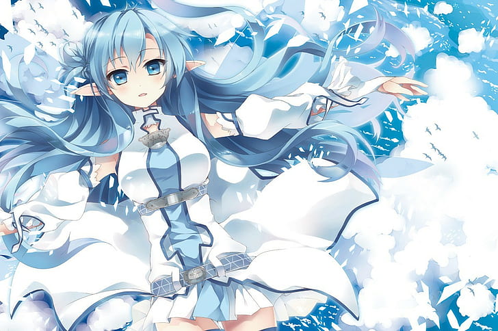 ale solis recommends sword art online asuna blue hair pic