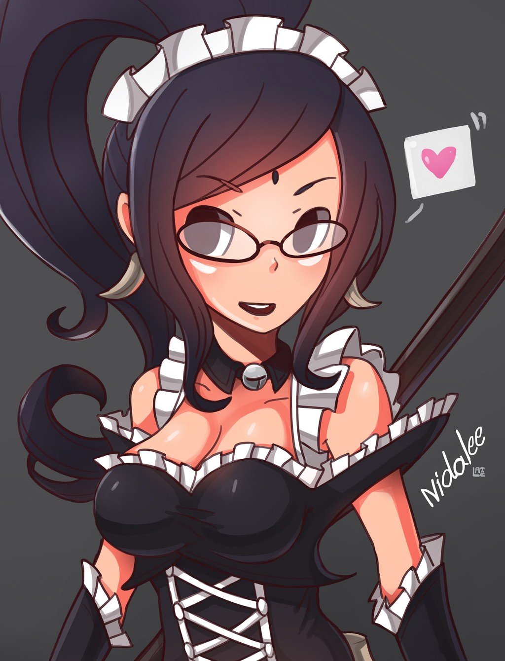 bill diel recommends french maid nidalee fan art pic