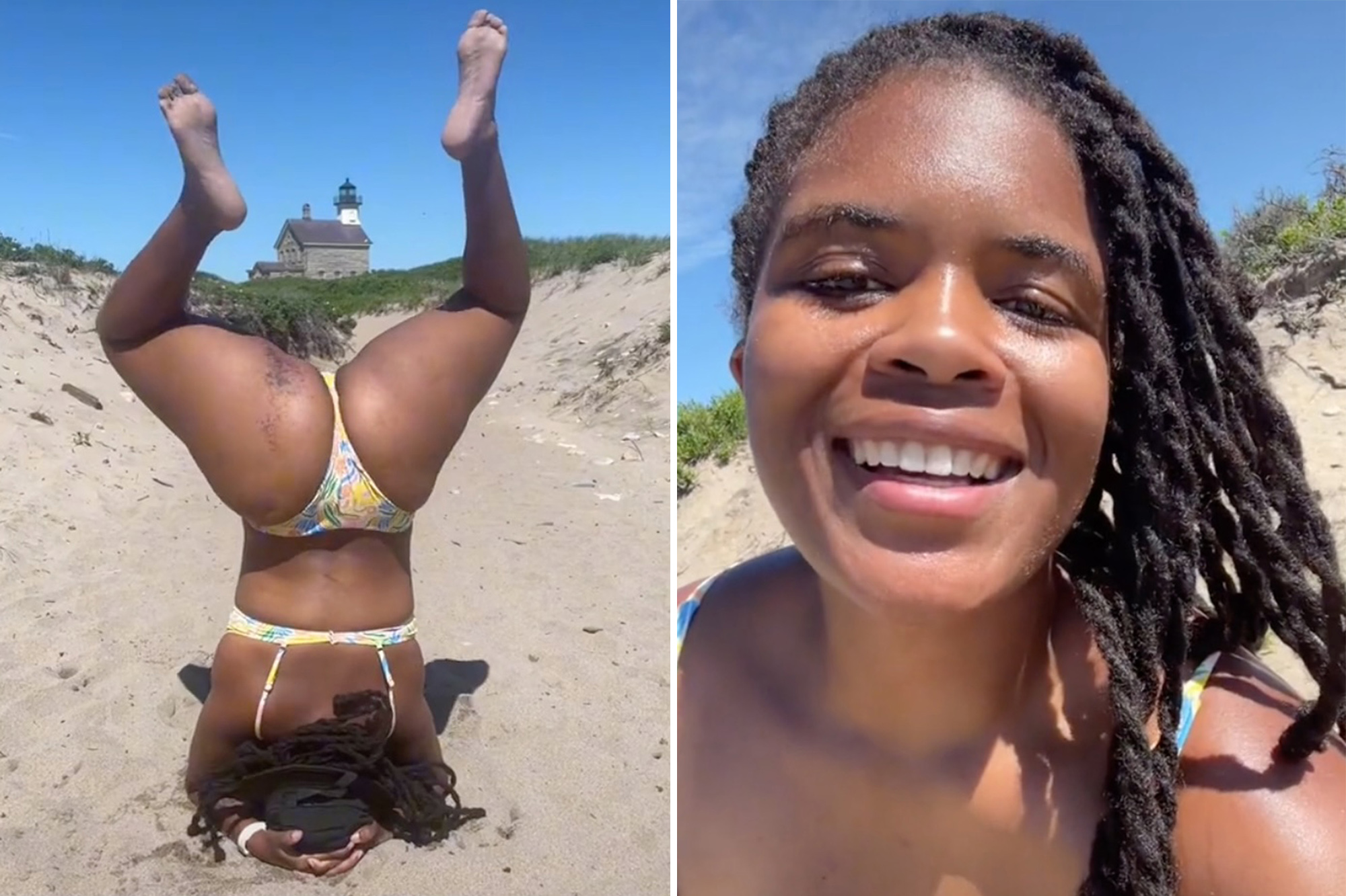 ana north recommends twerking in bathing suit pic