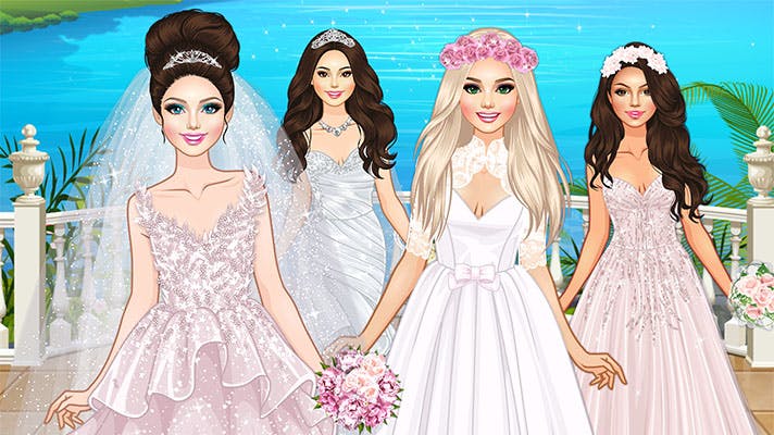 model wedding girls games