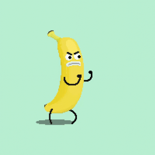 cat clark recommends I Am A Banana Gif