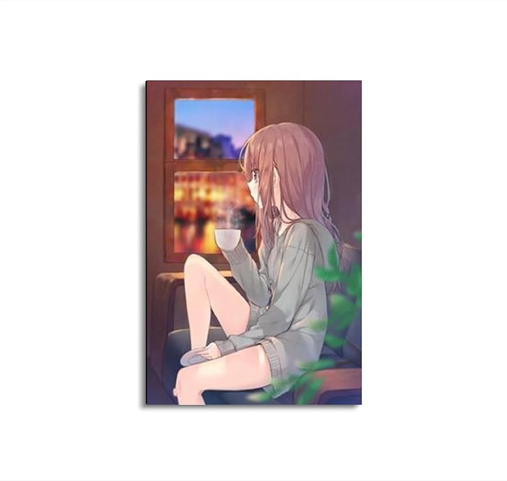 allison cheatham add anime girl sitting against wall photo