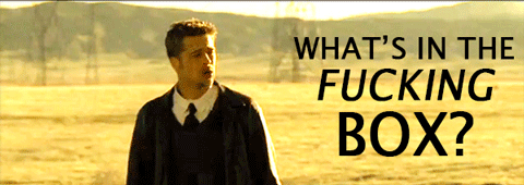 Best of Brad pitt whats in the box gif