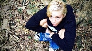 miley cyrus peeing in public
