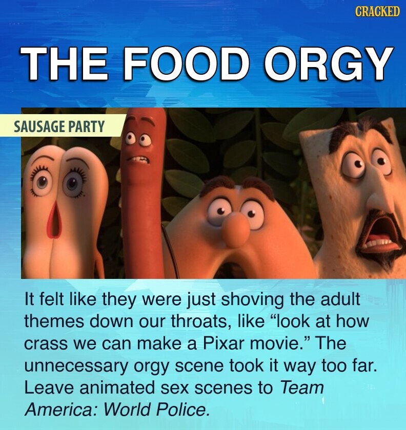 orgy in sausage party