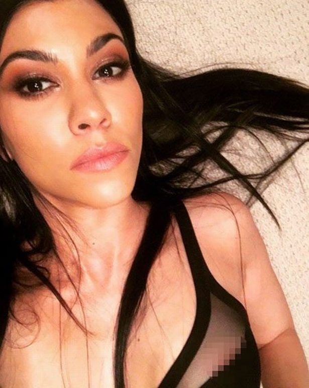 chandra dharma recommends Kourtney Kardashian Nip Slip