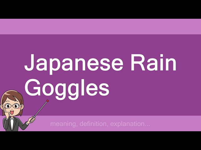 corey dennison add photo japanese rain goggles