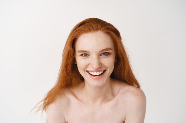 naked redhead woman