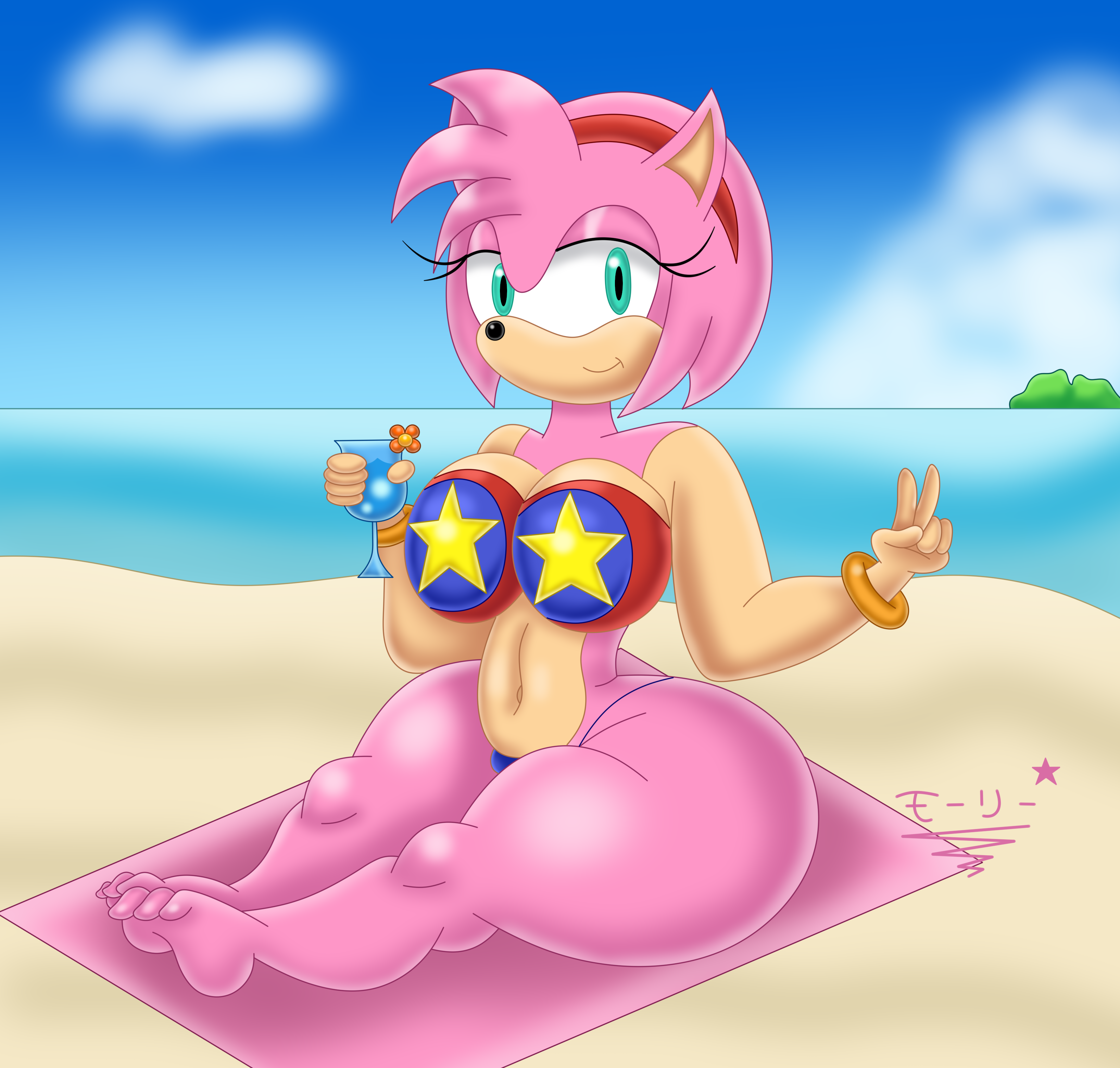 connie bremer recommends amy rose in a bikini pic