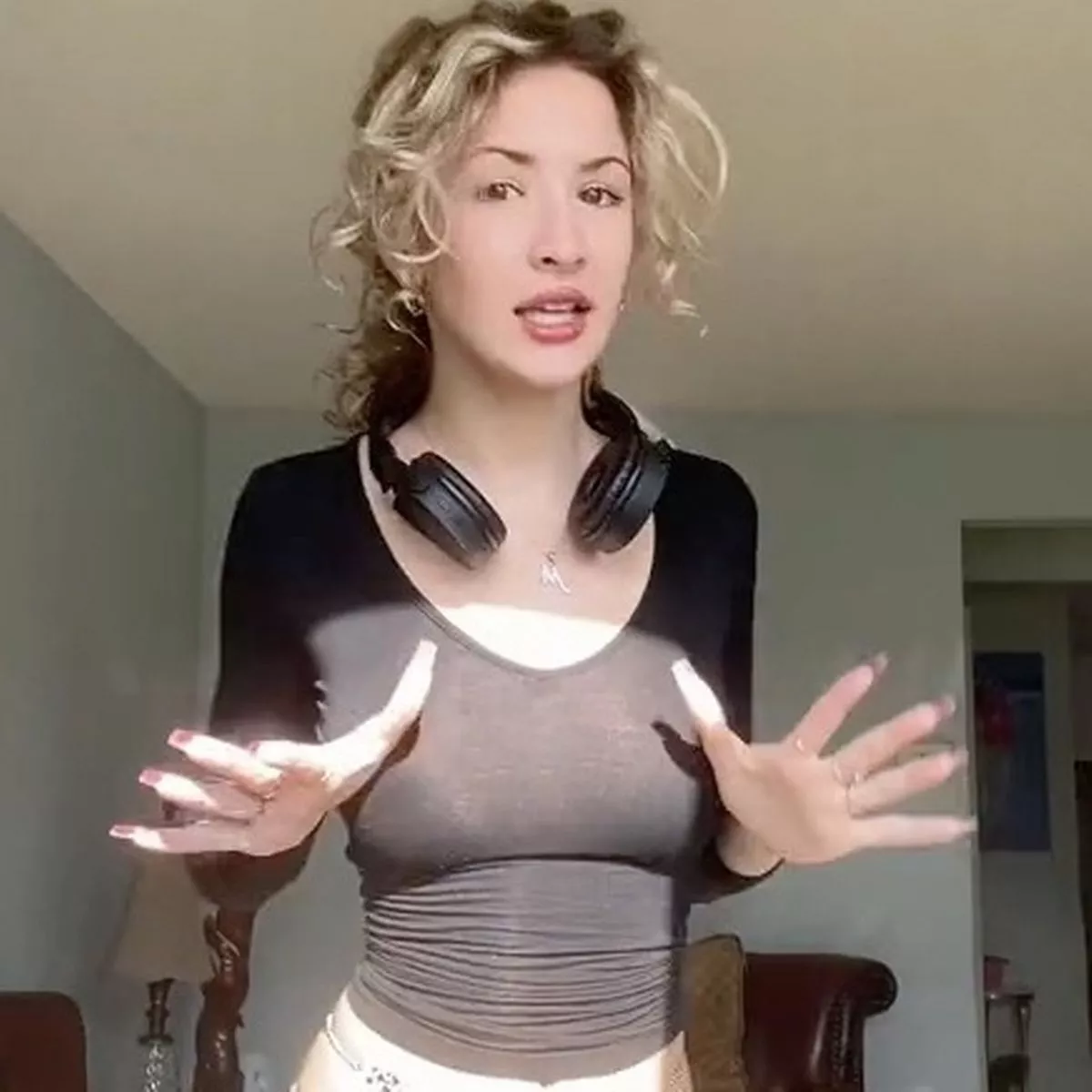 tiny tits no bra