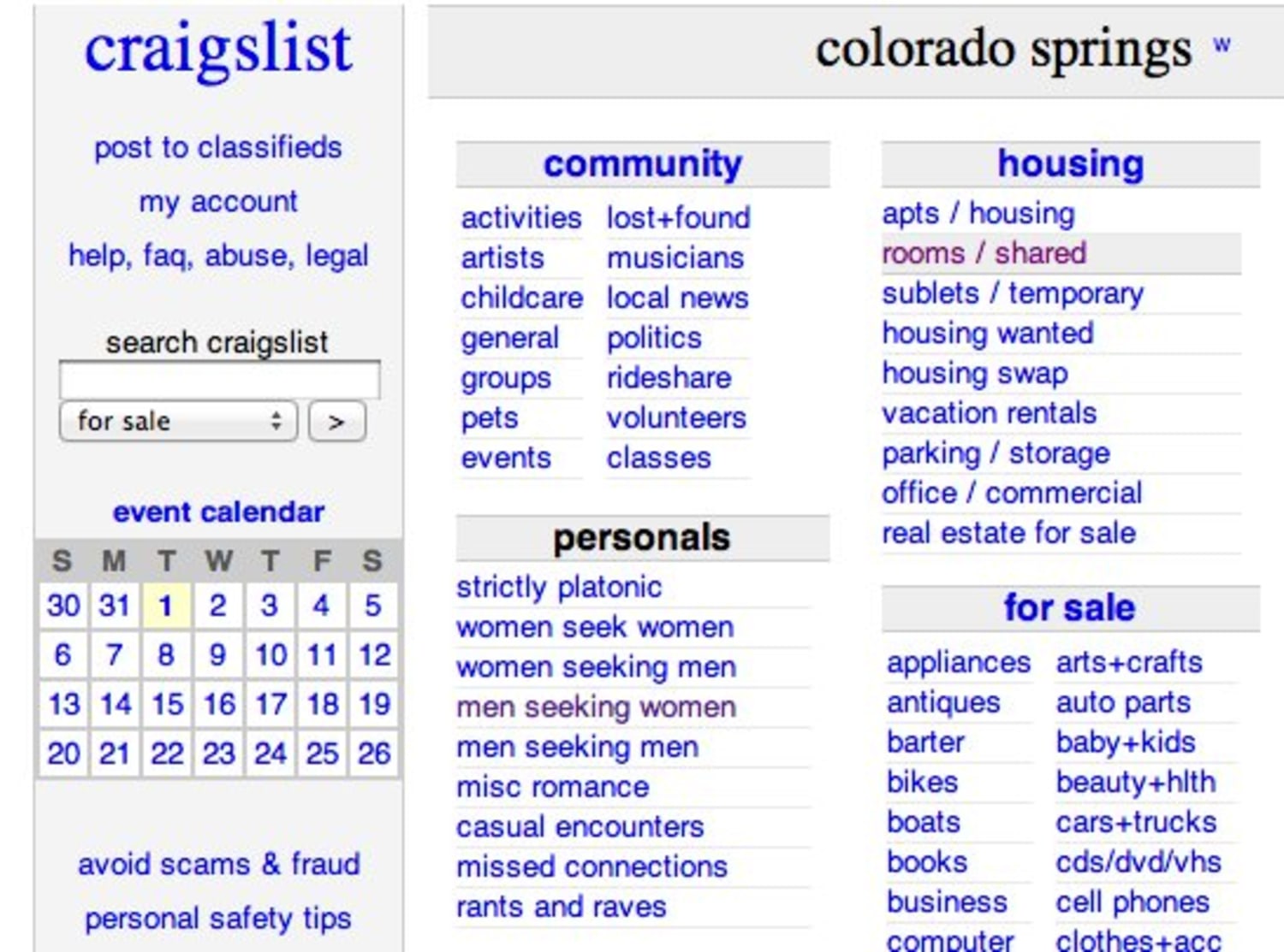 dorado de villa recommends Craigslist Backpage Colorado Springs