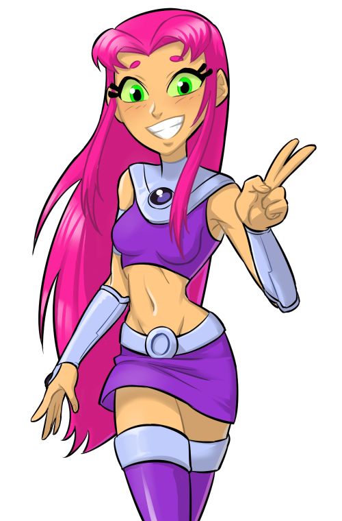 Starfire Teen Titans Hot naked strippers
