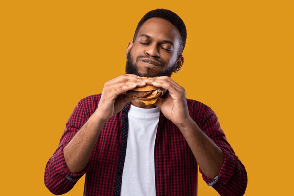carole landry recommends black man eating hamburger pic