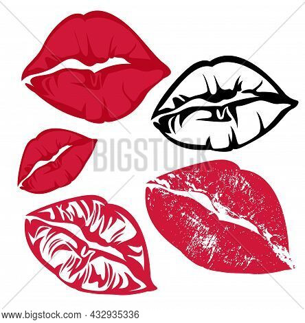 Best of Red lipstick kiss marks