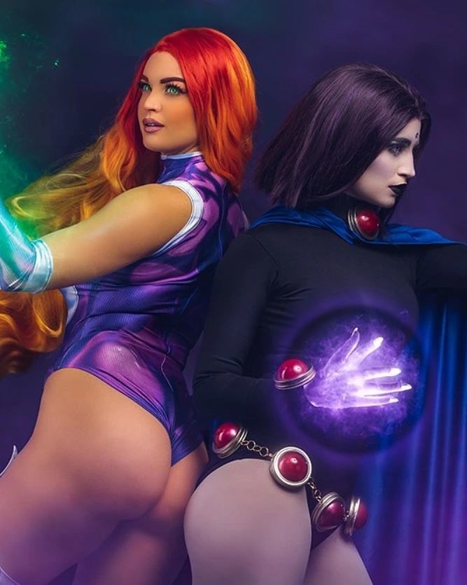 starfire cosplay porn