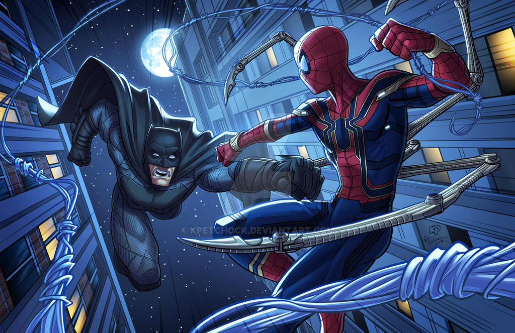 Best of Spiderman vs batman comic