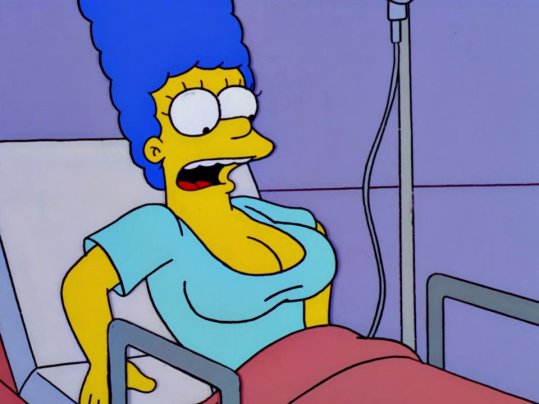 Best of Marge with breast implants