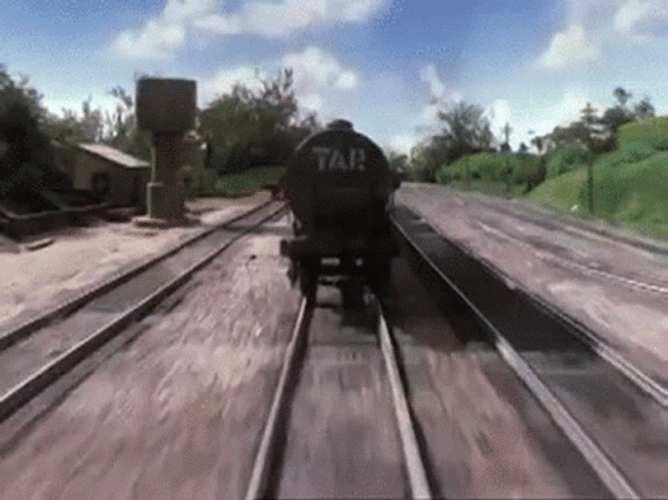 chris broman recommends watching a train wreck gif pic