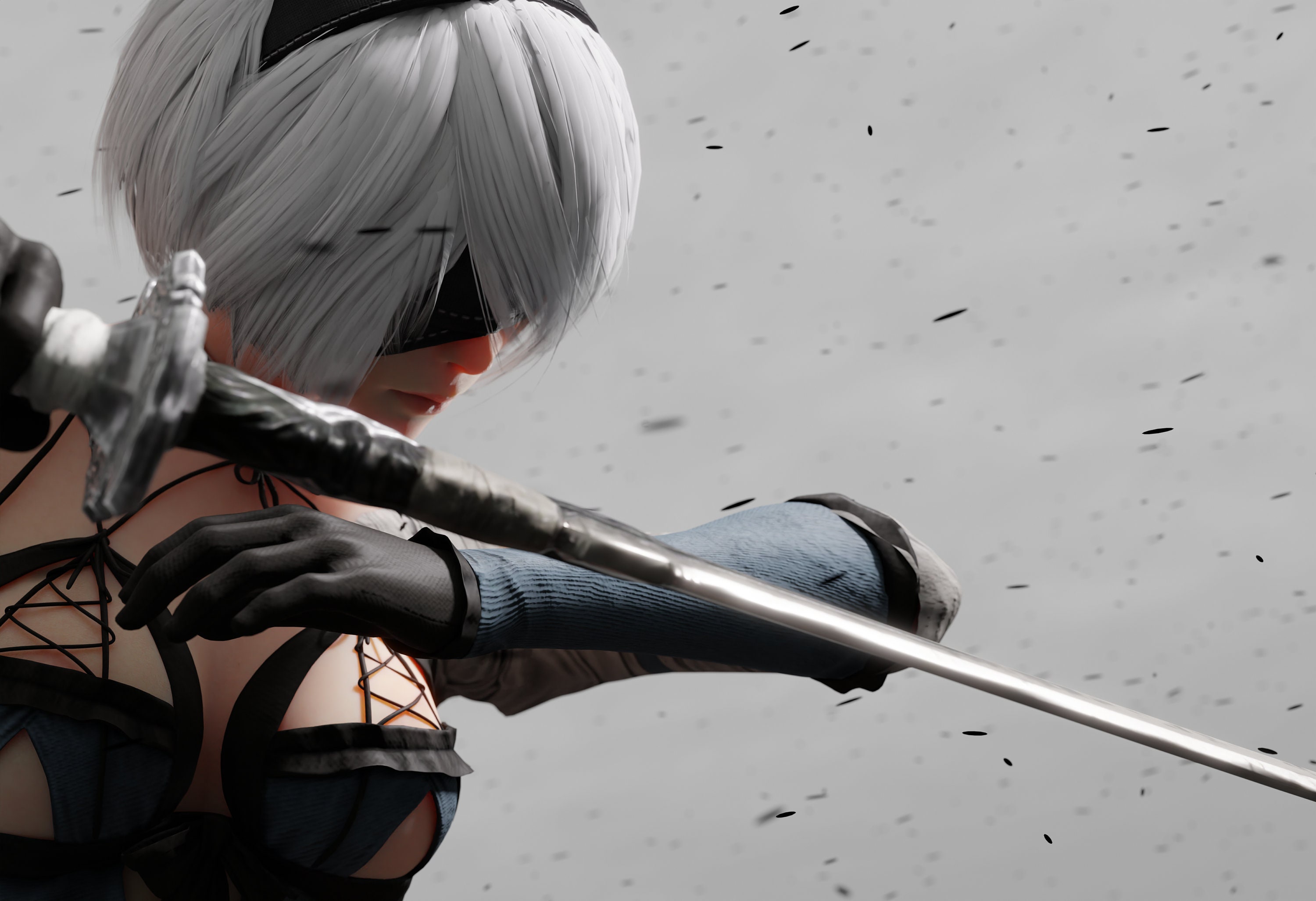 Nier Automata 2b Sexy Wallpaper mac fucking