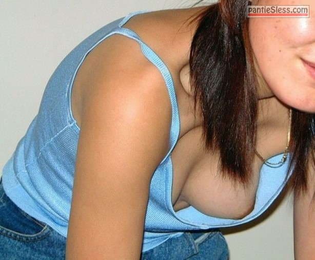 accidental teen downblouse