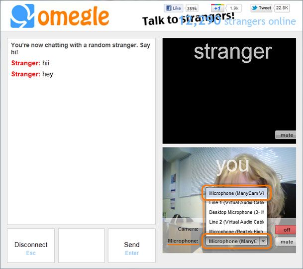 omegle points game
