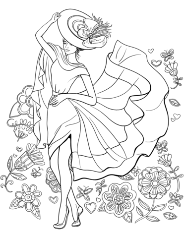 chatter boxx recommends pin up girl coloring pages pic