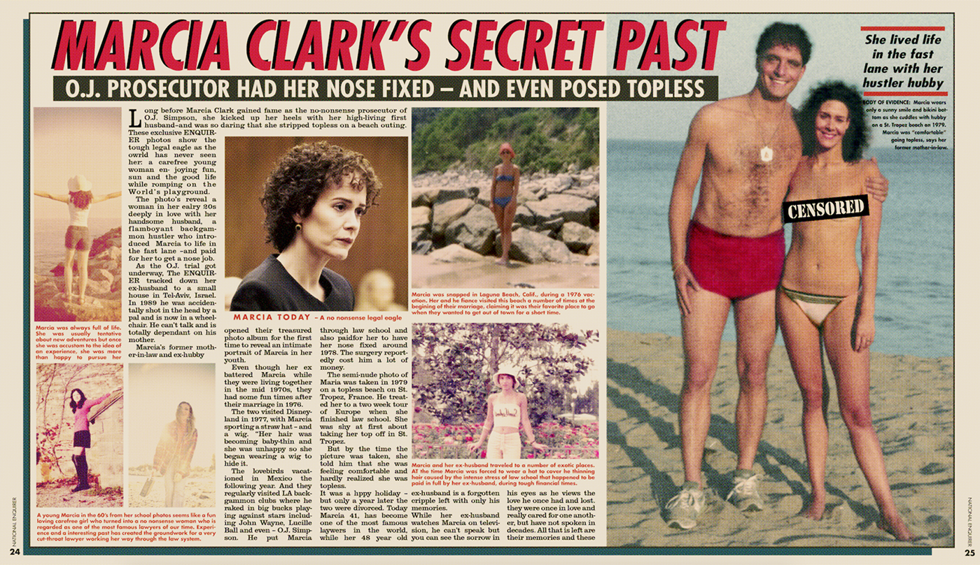 adi mashiach recommends Marcia Clark Nude Beach Pic