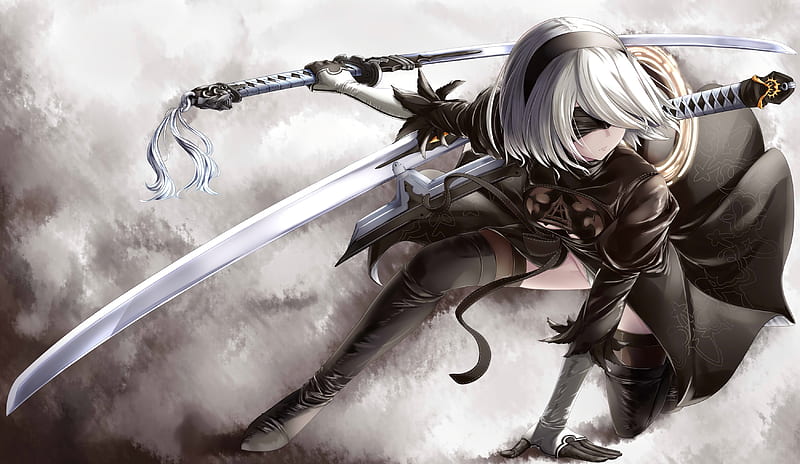 ana vallecillo add nier automata 2b sexy wallpaper photo