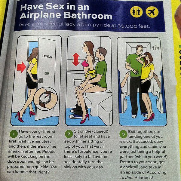 Best of People having sex on a plane