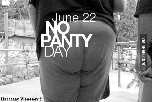 June 22 No Panty Day Photo hermione asder