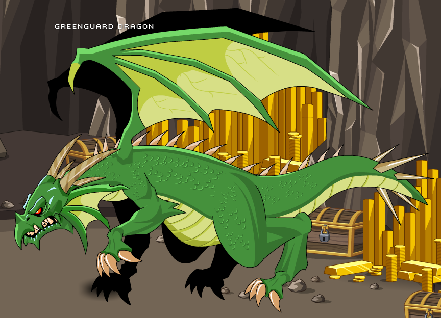 dragon quest green dragon