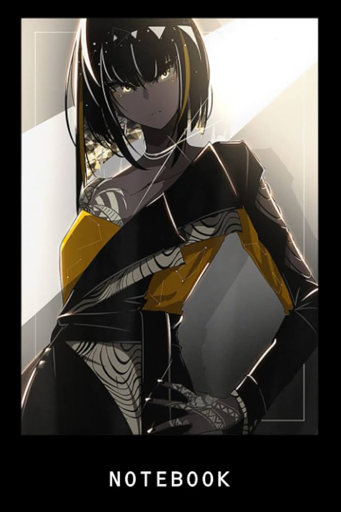 Dark Skinned Anime Girl shiny pants