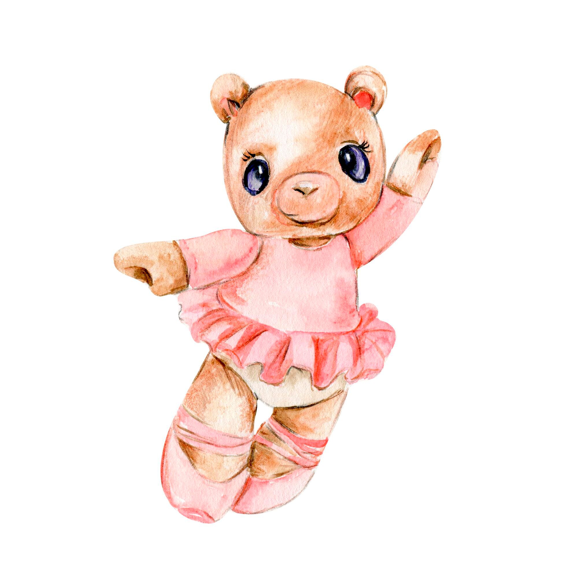 Dancing Bear Pink Dress emily dean